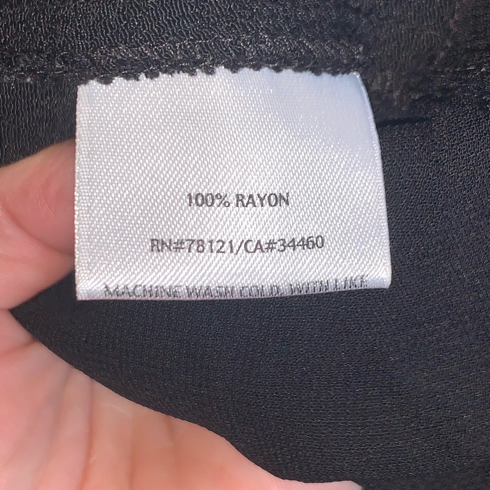 Eileen Fisher Classic Black Dress - Picture 7 of 11